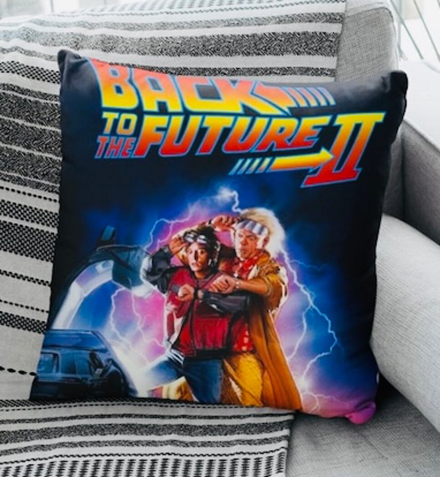 Back to the Future Cushion Cover