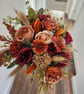 Cinnamon Spice Brides Bouquet and Grooms Buttonhole  - Image 1