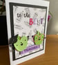 Handmade "To the Best Teacher" Card