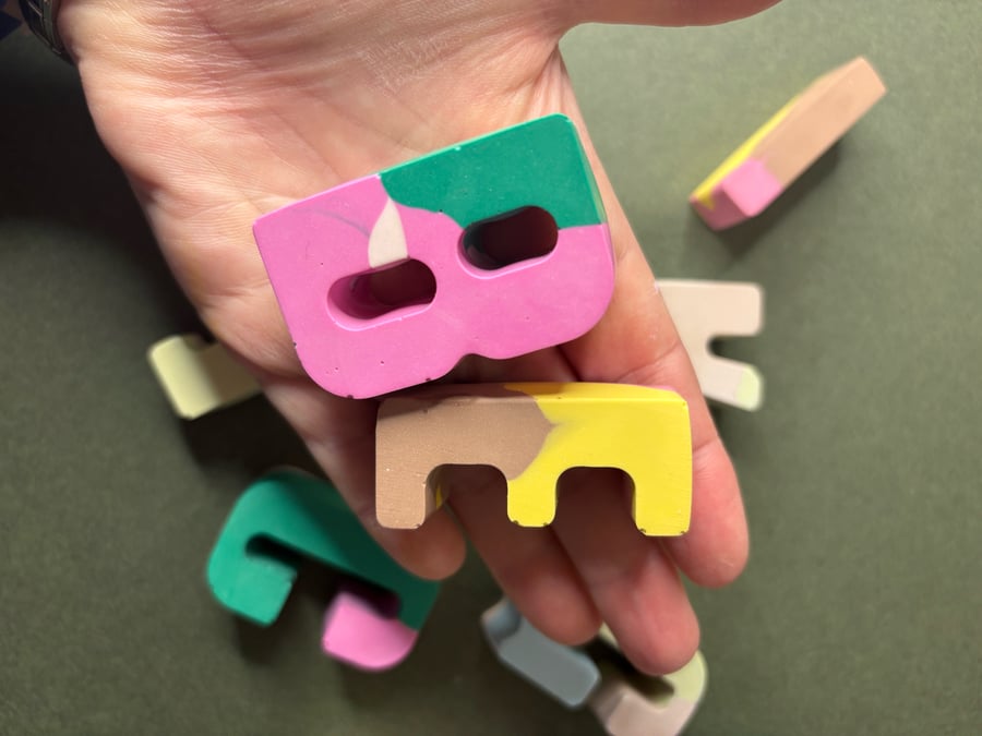 Colourful Initials Alphabet Letters To Order 