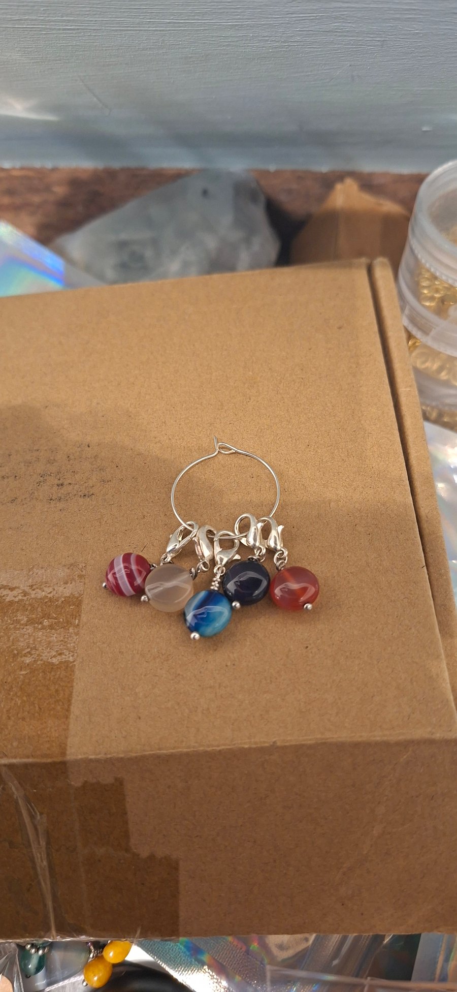 Stitch markers set of 5