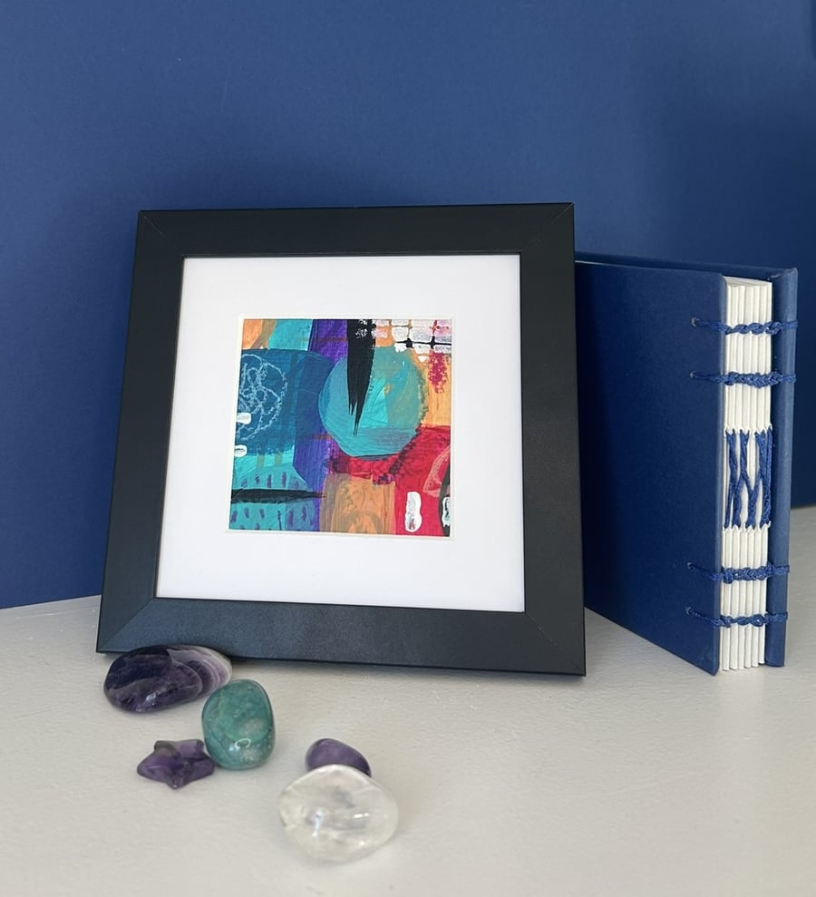 Mini Original Abstract Art Gift Box – Letterbox Friendly Art Gift