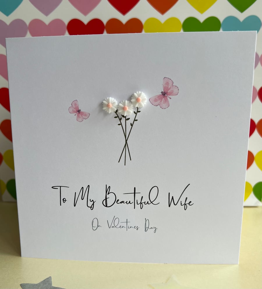 Valentines Card For Wife Folksy