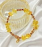 Citrine & Bronze The Sunflower Bracelet
