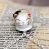 Sleeping Cat 3D Cat Statement Necklace