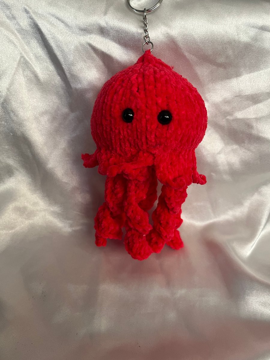 Handmade Jellyfish Keyring 