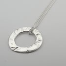 Sterling Silver Loop Necklace