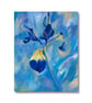 Blue Iris Canvas Print, Modern Floral Wall Art - Image 5