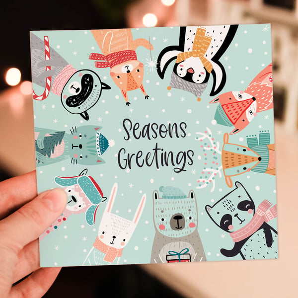 Christmas card: Seasons Greetings