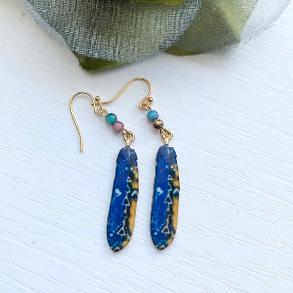 Handmade Feather Style earrings