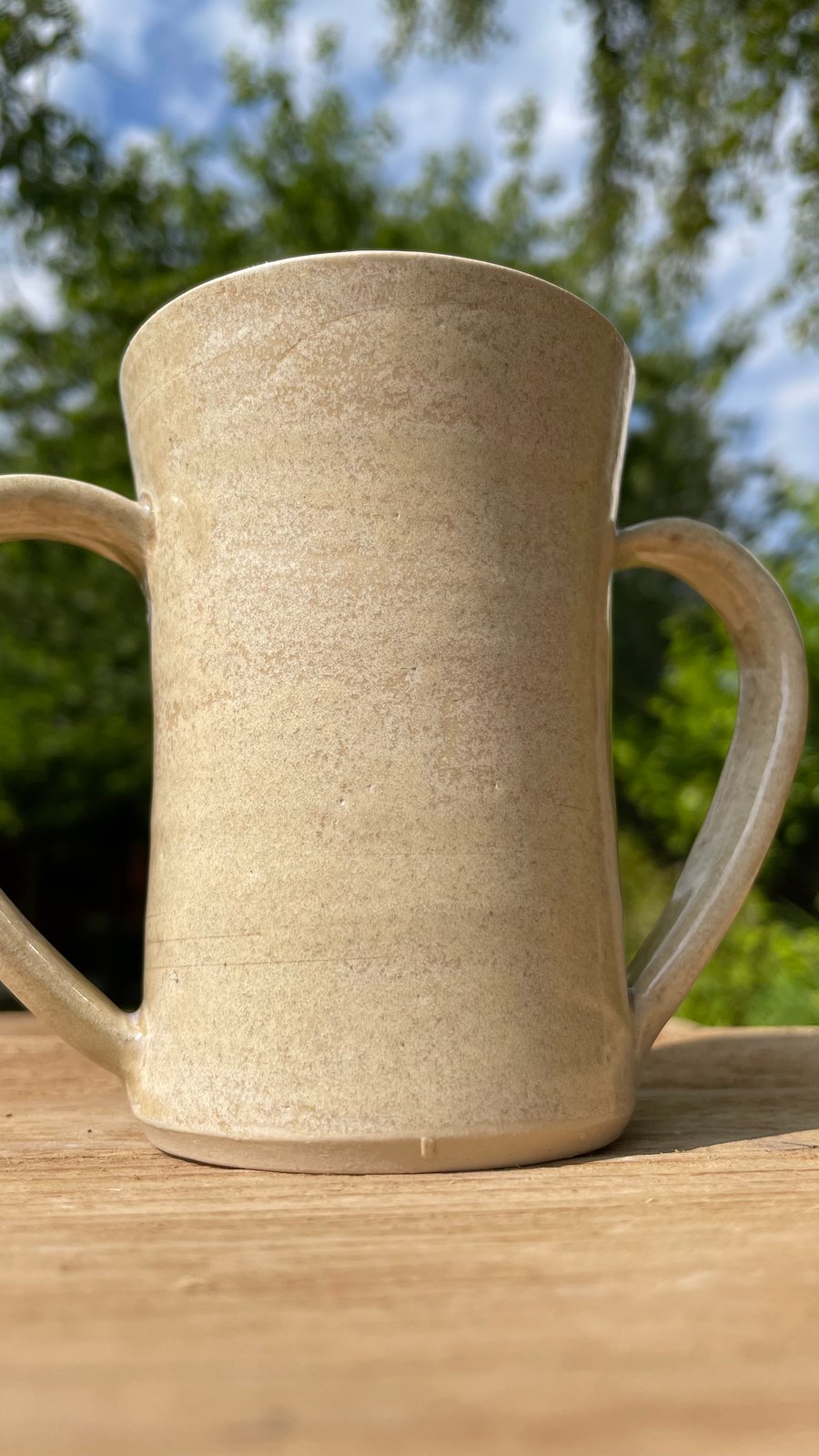 MadeWithMud DigniTEA Double Handled Mug