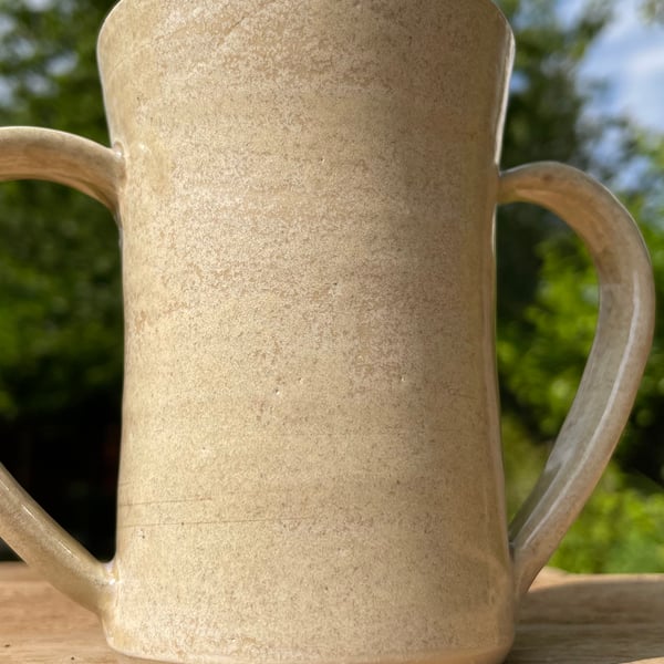 MadeWithMud DigniTEA Double Handled Mug