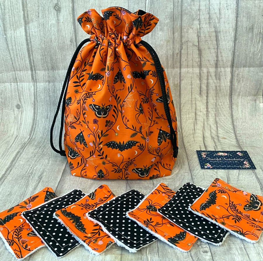 Reusable Makeup Wipes & Toiletry Bag Set