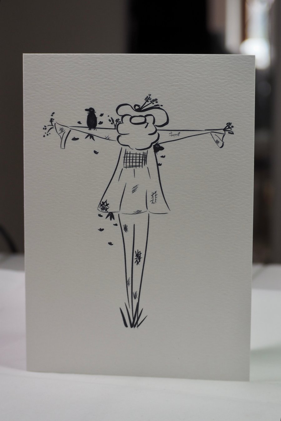 Farmer Scarecrow, Blank Card