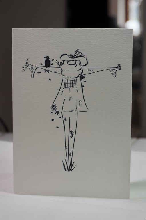 Farmer Scarecrow, Blank Card