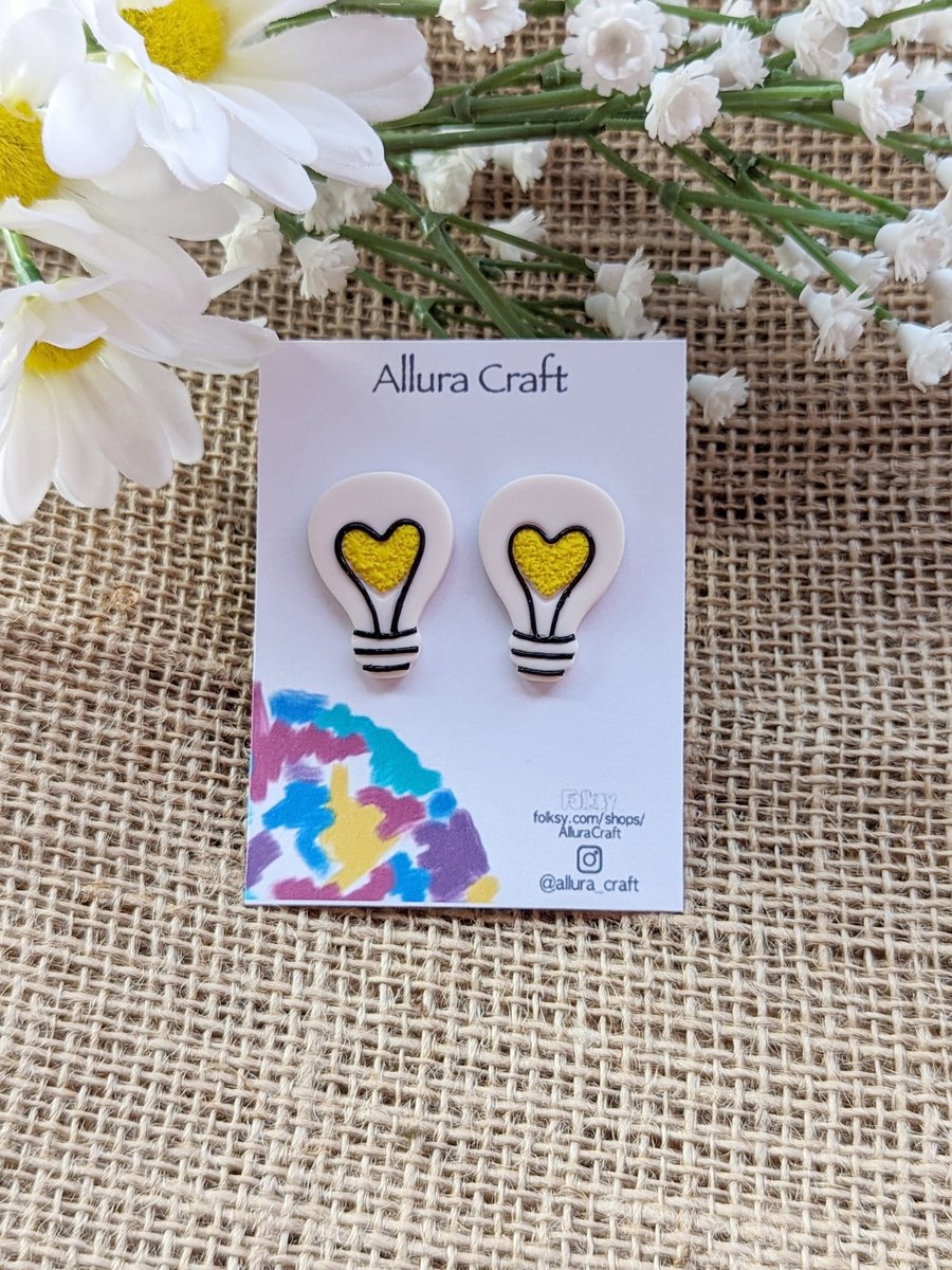 Lightbulb Love Studs - PRE ORDER 