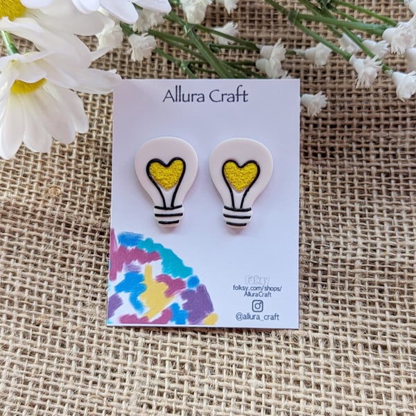 Lightbulb Love Studs - PRE ORDER 