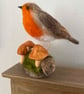 Robin needle felted ornament  - Image 6