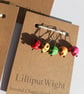 Colourful Halloween Skull stitch markers - Image 1