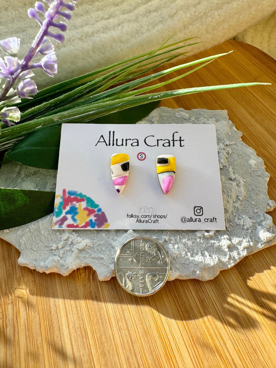 Cuspid Liquorice Allsorts Studs - small 