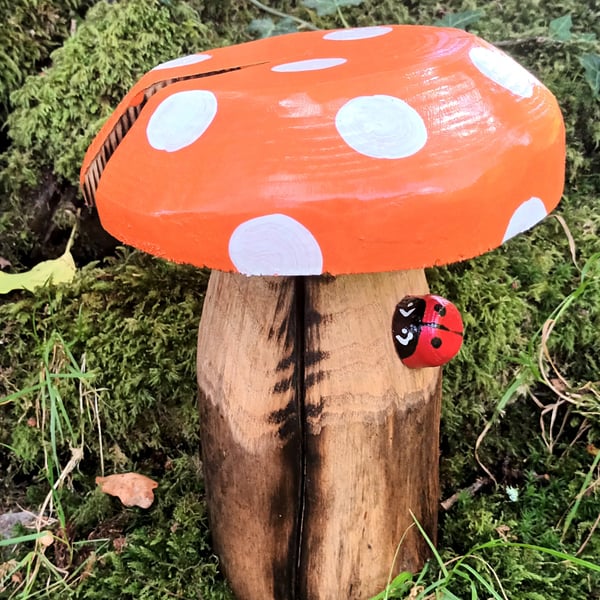 Orange Spotty Toadstool