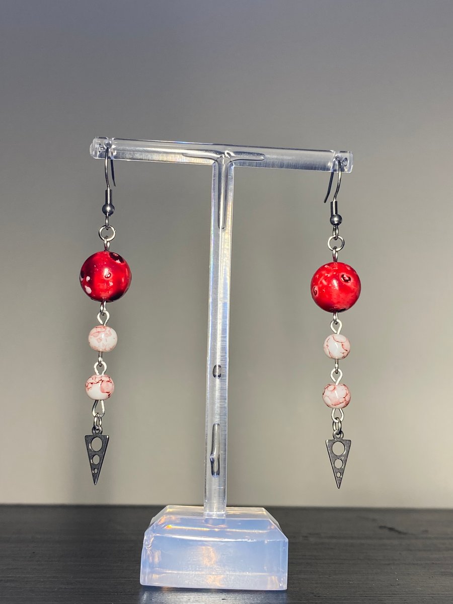 Silent Hill Pyramid Head Inspired Earrings 