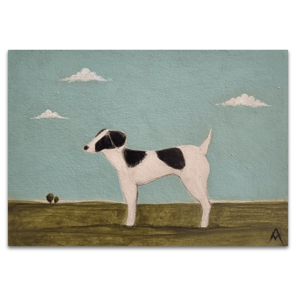 Original Dog Painting - (Unframed)