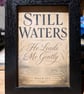 Bible Verse Frame - still waters