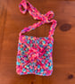 Crochet shoulder purse