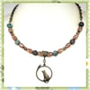 One of a Kind Cat & Mouse necklace