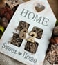 Personalised house number floral wreath welcome sign hanging wall art - Image 5