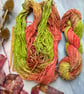 Hand Dyed Cotton Chenille DK Yarn, Baby Plush Knitt Amigurumi Toys Crochet 136 - Image 2