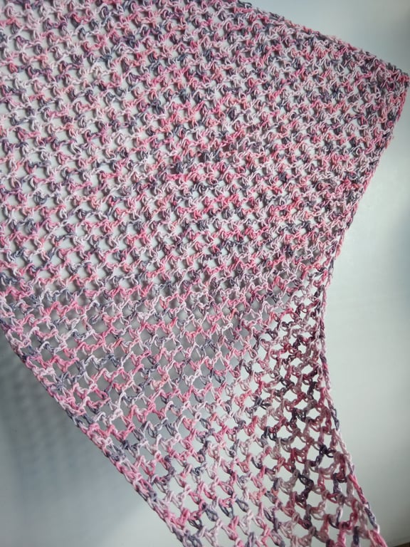 Crochet Toy Hammock (Strawberries & Cream) - fun storage!