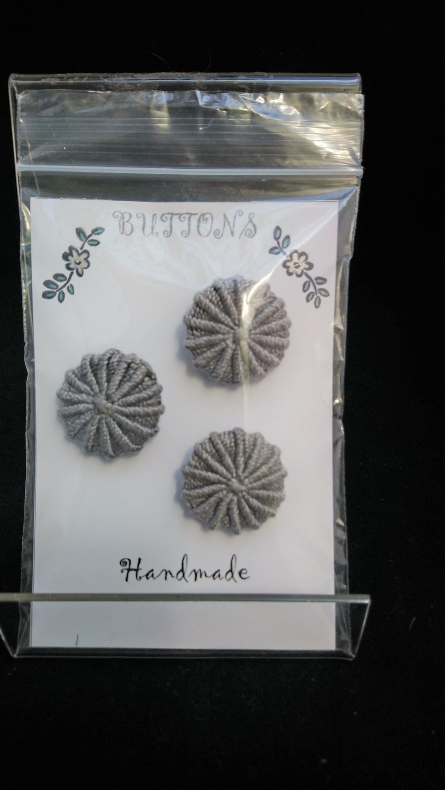 Buttons Handmade Embroidered Yorkshire Style 