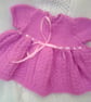 Baby's Knitted Dress with a Full Skirt, Baby Shower Gift, Prem Sizes Available - Image 8