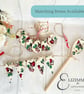 Christmas Robin Rustic Wood Slice Christmas Tree Decorations Set of 6 - Image 9