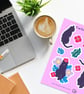 Cat Lovers Printable Sticker Sheet PDF Digital Product - Image 1