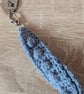 Blue Grey Wristlet Keyring - Image 1