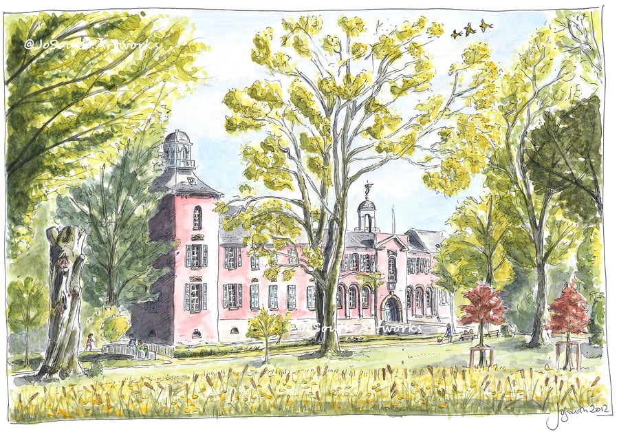 Schloss Kalkum - Limited Edition Print