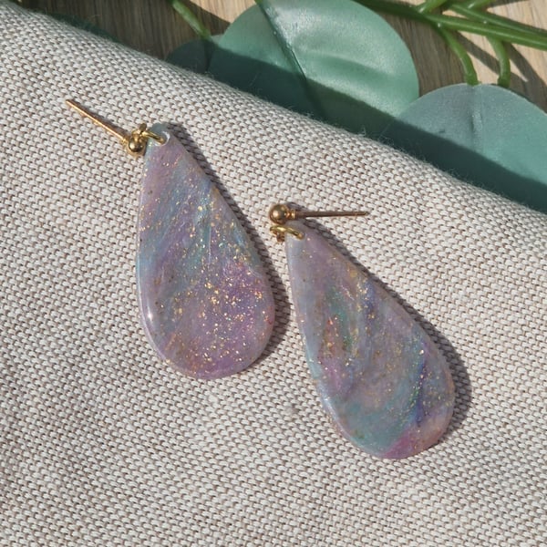 Polymer Clay Earrings: Pretty Pastels