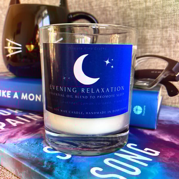 Aromatherapy essential oil candle for sleep