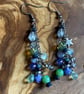 Maggie - Purple & Green Star Earrings  - Image 3