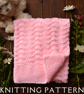 Baby Blanket Knitting Pattern Design 6 Printed Copy