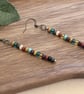 Boho beaded wrap bracelet and earrings set - Image 10