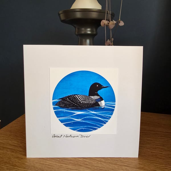Great Northern Diver Card