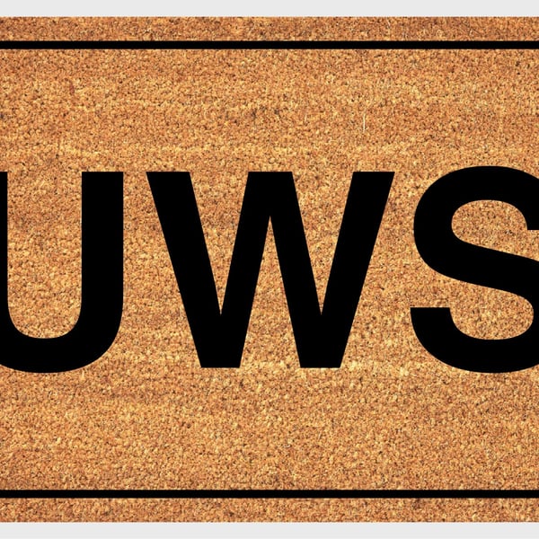 UWS NYC - Upper West Side - Manhattan New York Doormat - Welcome Mat - 3 Sizes