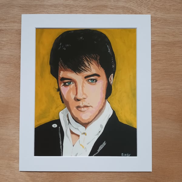 ELVIS 1969 - ART PRINT WITH MOUNT