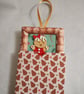 Dancing Gingerbread Girl in Frame Christmas Card with hanging loop - Image 8