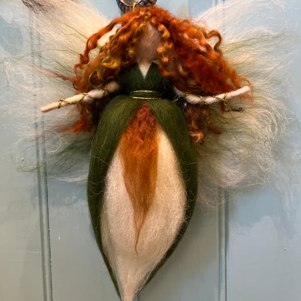 Felted Hazel Fairy. 