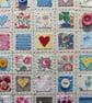 Vintage Fabrics 'Patchwork Quilt' hand-stitched, unique gift to last a lifetime - Image 1